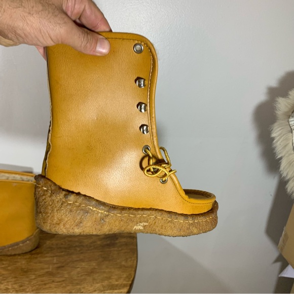 Vintage 70s moccasin mukluks winter waterproof boots - Picture 6 of 12